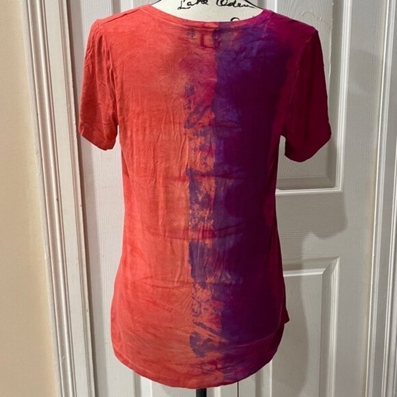 Y2K ART OF CLOTH T-SHIRT HAND DYED SHIRT MADE IN USA Sz S HIPPIE GROOVE - Picture 9 of 16